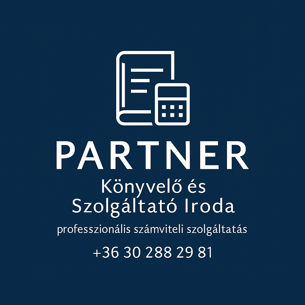 Partner Könyvelő és Szolgáltató Iroda – „Könyvelés garanciával azoknak a vállalkozásoknak, akiknek fontos a biztonság” – teljeskörű könyvelés – tanácsadás – szakmai felelősségbiztosítással.